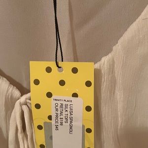 Laura Spagnoli silk blouse with tags size small